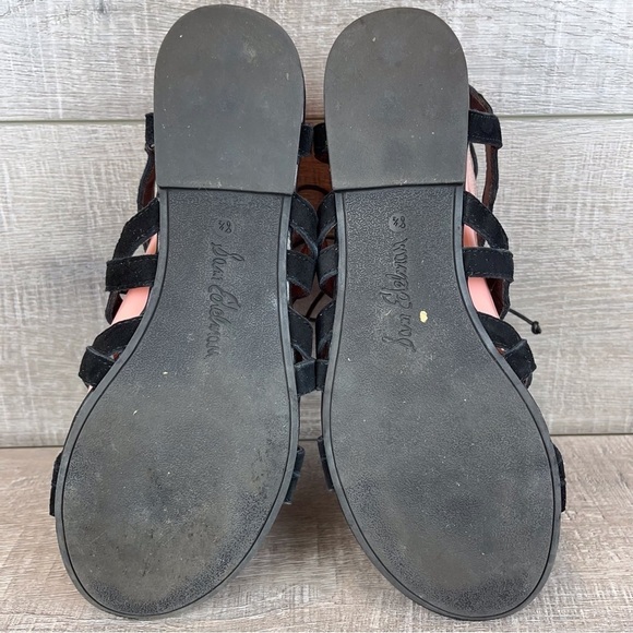 Sam Edelman sz 8.5 Boyden black suede strappy sandals - Picture 9 of 13